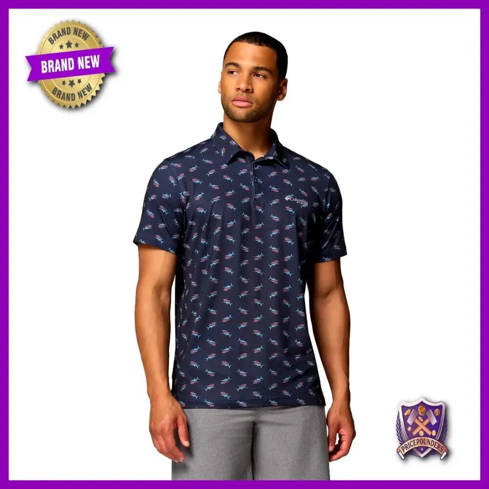 Performance Stretch Polo with Sun Protection & Moisture Wicking